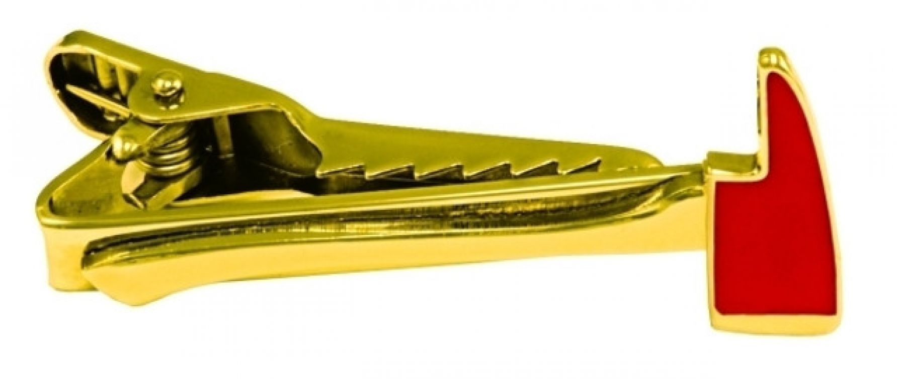 FIRE AXE TIE BAR 2"W x 5/16"T - GOLD FINISH.